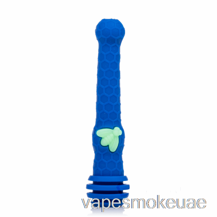 Vape Uae ستراتوس هوني ديبر سيليكون داب سترو كحلي / نحل للأشعة فوق البنفسجية (أزرق / نحل أخضر للأشعة فوق البنفسجية)